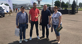 Delegation of the plant "Galeschina Mashzavod" visited AgroShow-2018